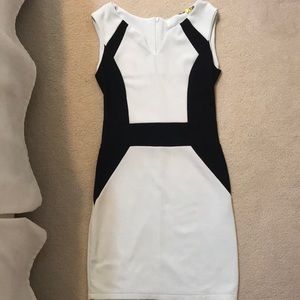 Tank dress with black detail